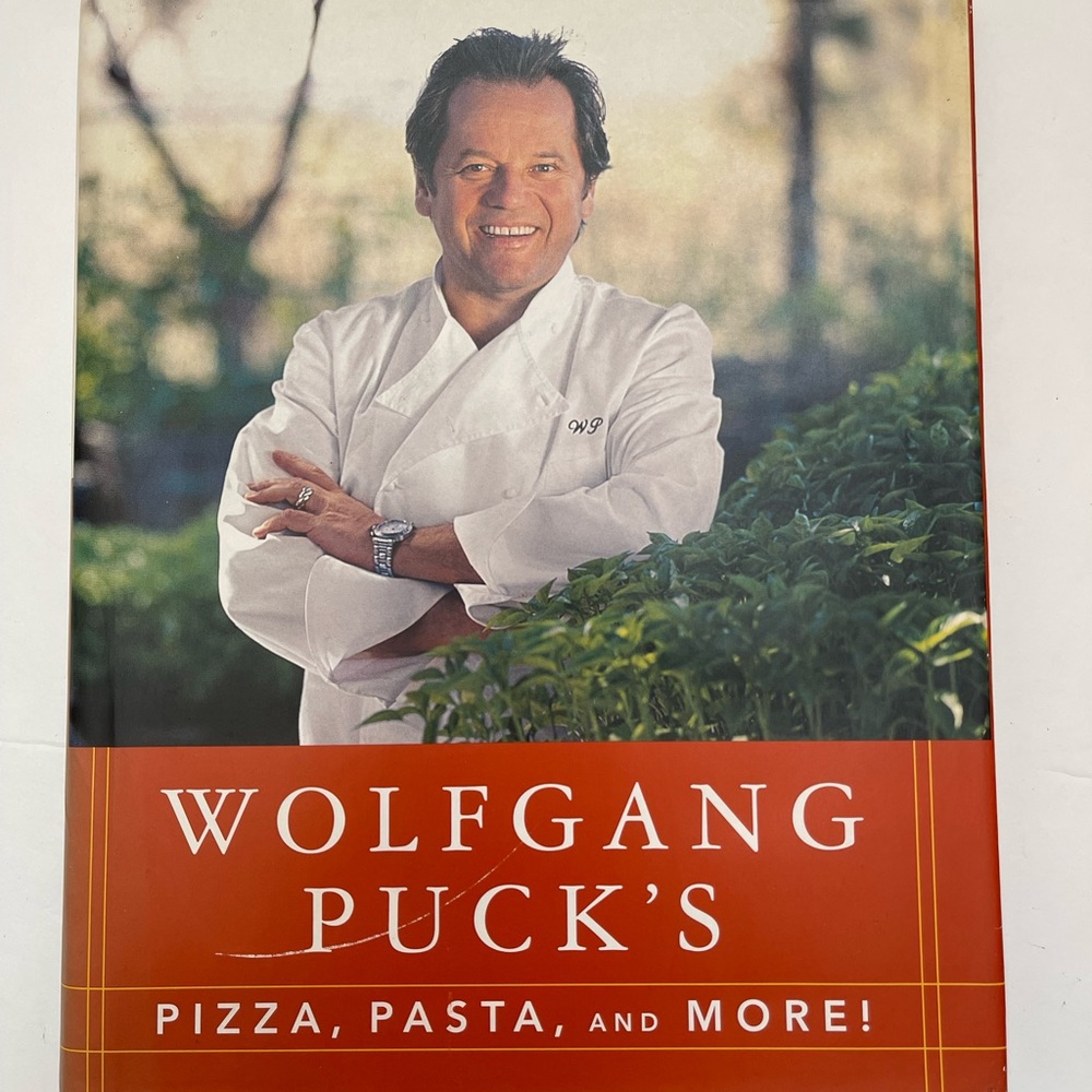 Vintage 2000 Cook Book Wolfgang Puck's Pizza Pasta and More Cooking Recipe